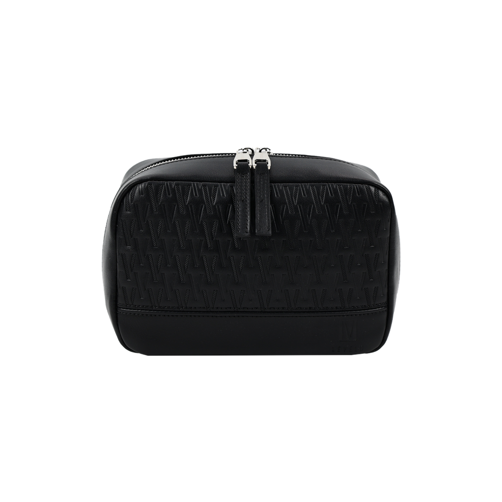 Levelo Pochette Patterned PU Organizer Pouch — LVLPTPBK